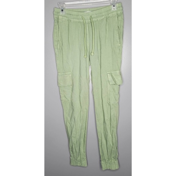 Elizabeth and James Green Drawstring Relax Fit Joggers Women’s Size XS